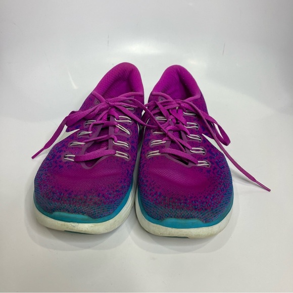 Nike free run sneakers purple blue white womens size 9.5 - Picture 2 of 9